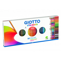 Caja 50 lápices de colores Giotto Stilnovo