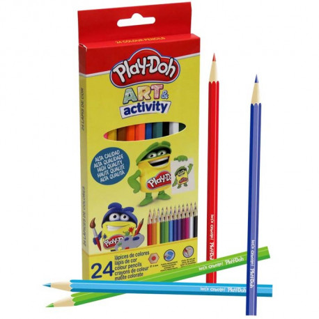 24 Lápices de colores Play-Doh